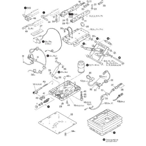 GRAMMER légrugós ülés 2401288538