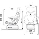 GRAMMER légrugós ülés 2401288766