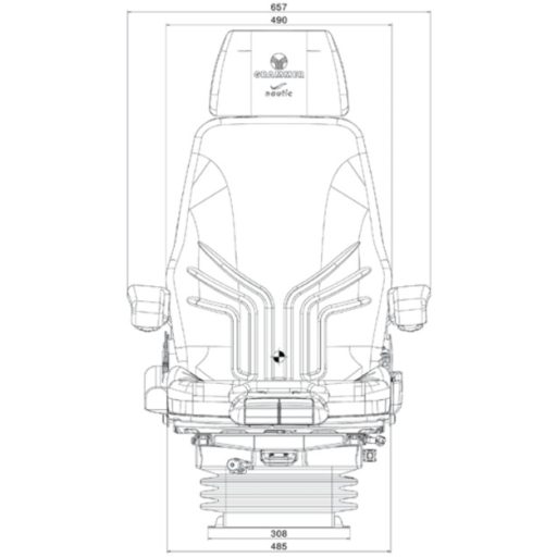 GRAMMER légrugós ülés 2402007666