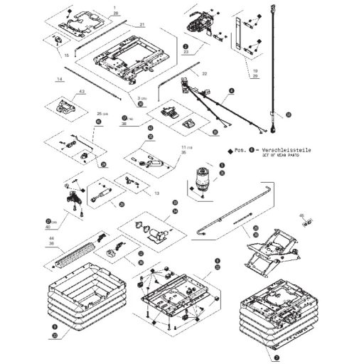 GRAMMER légrugós ülés 2401234485