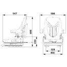 GRAMMER légrugós ülés 2401293476