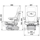 GRAMMER légrugós ülés 2401297511