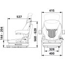 GRAMMER légrugós ülés 2401291748