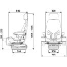 GRAMMER légrugós ülés 2401294602