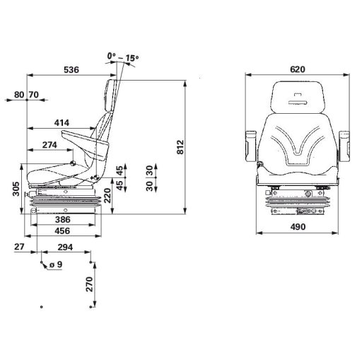 Seat légrugós ülés 00152015