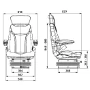 Seat légrugós ülés 00152016