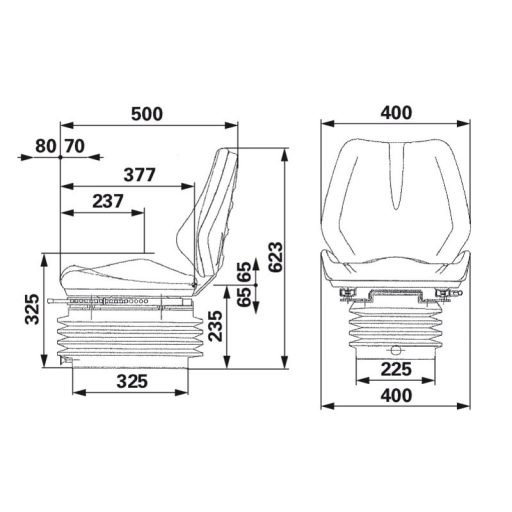 Seat légrugós ülés 00152024