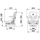 GRAMMER mechanikus rugózású ülés 1096048