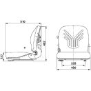 GRAMMER mechanikus rugózású ülés 1129306