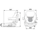 GRAMMER mechanikus rugózású ülés 2401293486