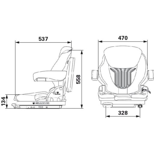 GRAMMER mechanikus rugózású ülés 2401293486