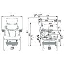 Seat mechanikus rugózású ülés 00152023