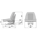 Longlife mechanikus rugózású ülés 00152203