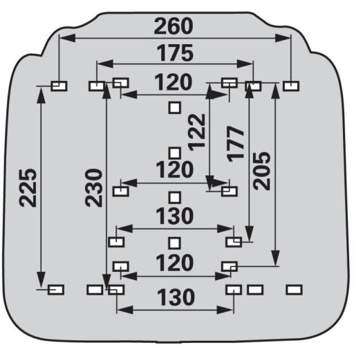 Longlife PVC ülés 00152613