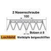 Késsor kaszapengékkel Schröckenfux 00608368 - 1270 mm