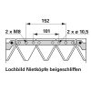 Késsor kaszapengékkel Schröckenfux 00608812 - 1450 mm