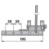 Késsor kaszapengékkel Schröckenfux 00608651 - 1600 mm