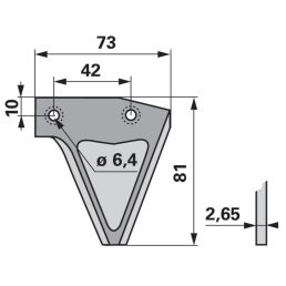 Kaszapange ESM 00442310 - 81 mm
