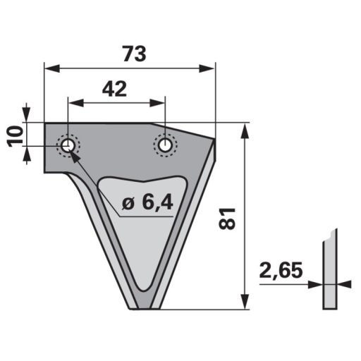 Kaszapange ESM 00442310 - 81 mm