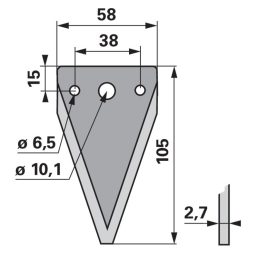Kaszapange ESM 00442315 - 105 mm
