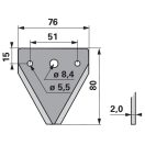 Kaszapange készlet Schröckenfux 0060110725 - 80 mm (25 db)