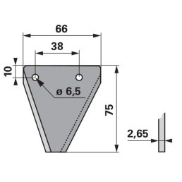 Kaszapange ESM 00601225 - 75 mm