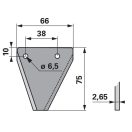 Kaszapange készlet ESM 0060122510 - 75 mm (10 db)