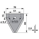 Kaszapange készlet Schröckenfux 0060134925 - 80 mm (25 db)