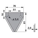 Kaszapange készlet Schröckenfux 0060140125 - 81 mm (25 db)