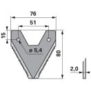 Kaszapange készlet Schröckenfux 0060146025 - 80 mm (25 db)