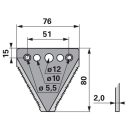 Kaszapange készlet Schröckenfux 0060158225 - 80 mm (25 db)