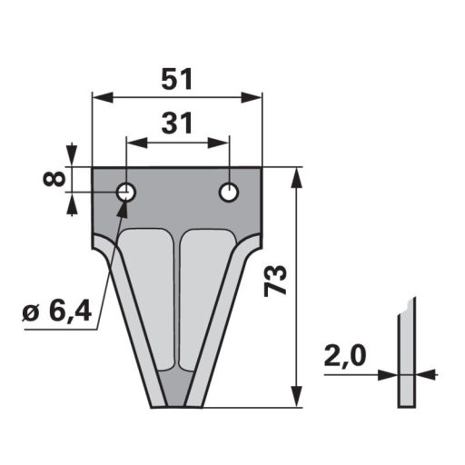 Kaszapange ESM 00633145 - 73 mm