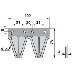 Kaszapange ESM 00633157 - 73 mm