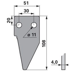 Kaszapange ESM 00633220 - 108 mm