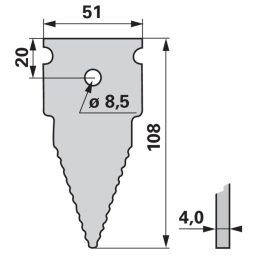Kaszapange ESM 00633230 - 108 mm
