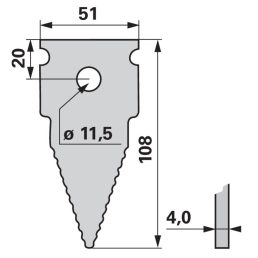 Kaszapange ESM 00633235 - 108 mm
