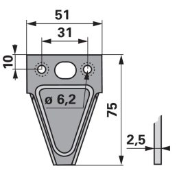 Kaszapange ESM 00633258 - 75 mm