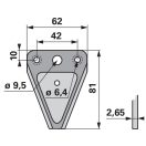 Kaszapange készlet ESM 0063326125 - 81 mm (25 db)