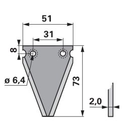 Kaszapange AL-KO 84410764 - 73 mm