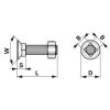 Rögzítőcsavar csomag 00228222 - M12 x 35 mm (10 db)