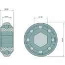 Csapágy John Deere 647AE46606F
