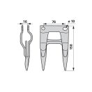 Schumacher kaszaujj 1811105, 12 mm, fekete