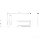 Szecskázókés Dronningborg 525525114/25 (25 db)