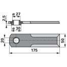 Szecskázókés Dronningborg 52500056/25 (25 db)