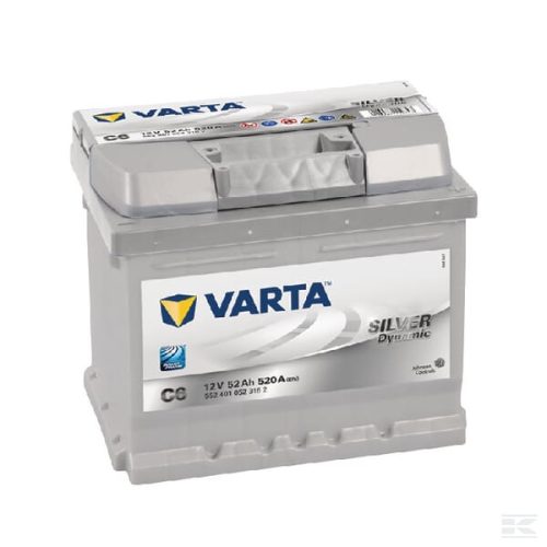 VARTA Akkumulátor 12V 52Ah Silver Dynamic