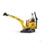 Bruder U62002 JCB mikro kotrógép munkásfigurával