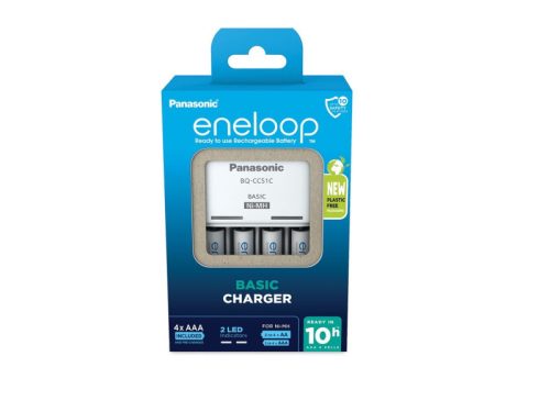 ENELOOP Akkumulátor töltő + 4 db AA/ceruza akkumulátor 1,2 V 1900 mAh