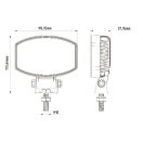 Gopart Fényvető LED munkalámpa ovális alakú 1900 lm 15 W