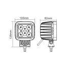Gopart Fényvető LED munkalámpa négyzet alakú 3780 lm 42 W