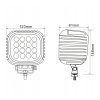 Gopart Spot LED munkalámpa négyzet alakú 4000 lm 48 W 